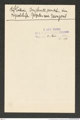 k.k. naturhistorisches Hofmuseum, Intendanzakten 1885-1896 (Hauer), Aktenzahl Z.195/1892, Seite 1